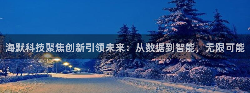 海默科技聚焦创新引领未来：从数据到智能，无限可能