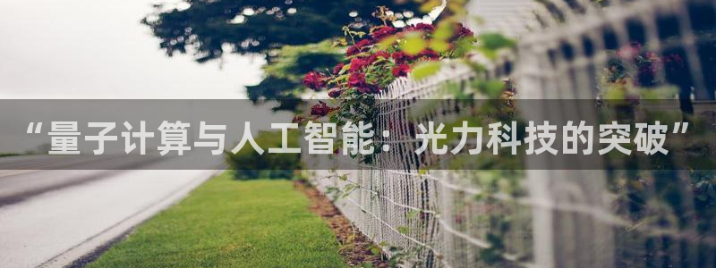 “量子计算与人工智能：光力科技的突破”